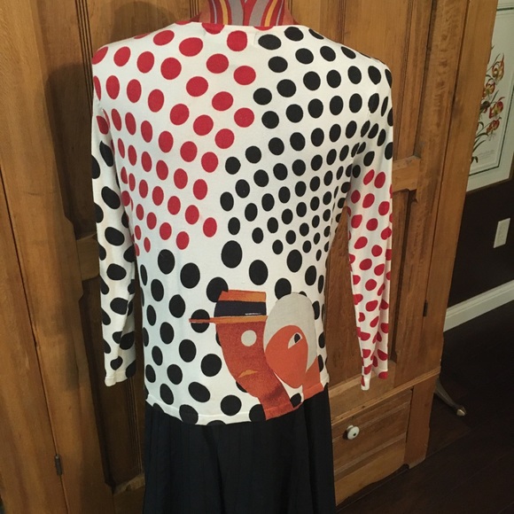 Unique multi- color/ themed top. Long sleeve - Picture 6 of 10